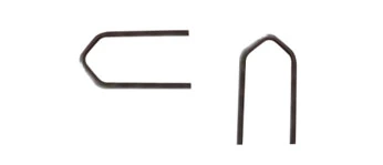 Клипса с противоскользящей канавкой